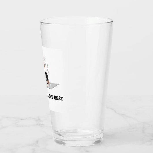 Je bent gewoon de Beste .Aangepaste tekst Glas (Links)