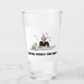 Je bent gewoon de Beste .Aangepaste tekst Glas (Voorkant)