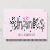 Je bent gewoon de beste bedankkaart (Voorkant)
