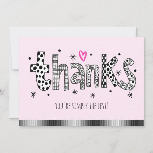 Je bent gewoon de beste bedankkaart (Voorkant)