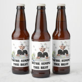 Je bent gewoon de beste .persoonlijke tekst bier etiket (Flessen)