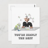 Je bent gewoon de beste .persoonlijke tekst briefkaart (Voorkant / Achterkant)