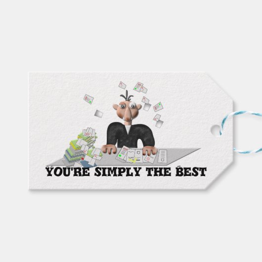 Je bent gewoon de beste .persoonlijke tekst cadeaulabel (Voorkant (Horizontaal))