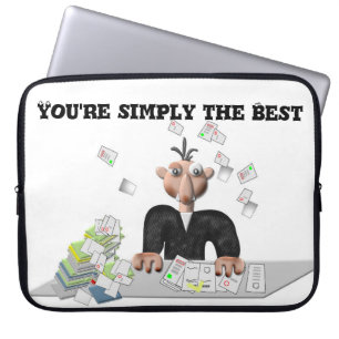 Je bent gewoon de beste .persoonlijke tekst laptop sleeve