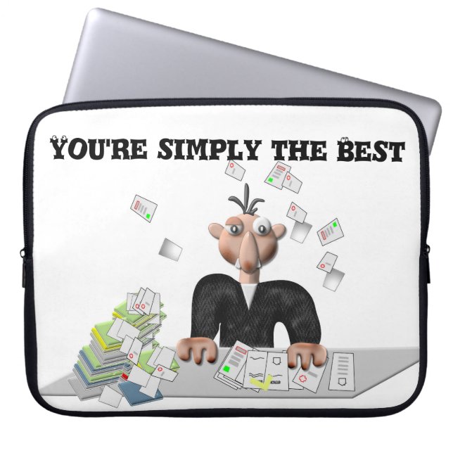 Je bent gewoon de beste .persoonlijke tekst laptop sleeve (Voorkant)