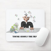 Je bent gewoon de beste .persoonlijke tekst muismat (Met muis)