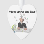 Je bent gewoon de beste .persoonlijke tekst ornament (voorkant)