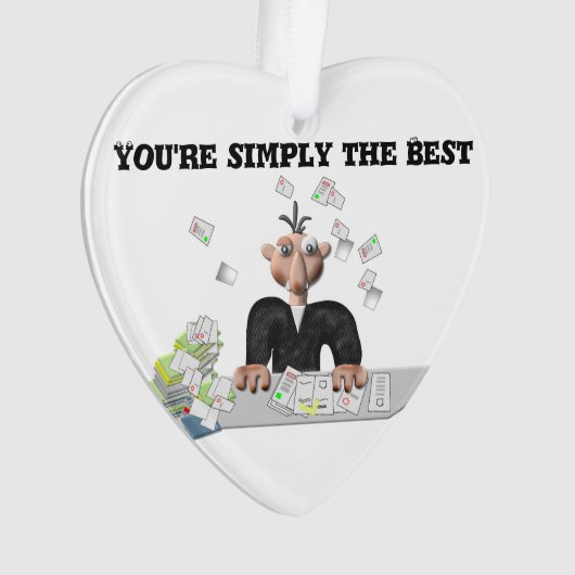 Je bent gewoon de beste .persoonlijke tekst ornament (voorkant)
