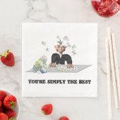 Je bent gewoon de beste .persoonlijke tekst servet (Insitu)