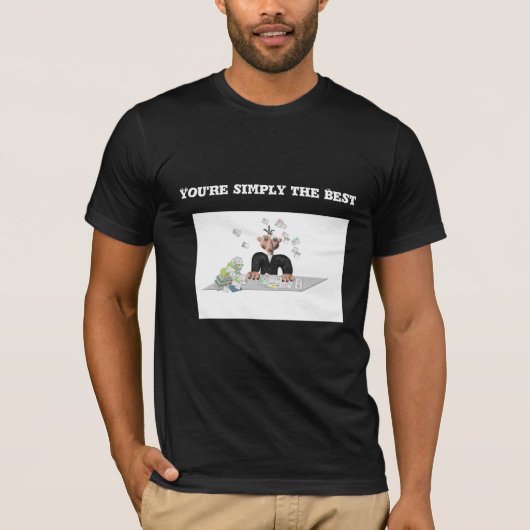 Je bent gewoon de beste .persoonlijke tekst t-shirt (Voorkant)