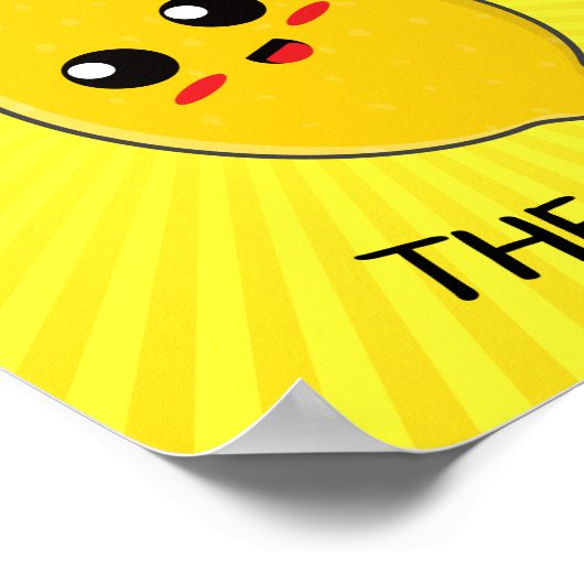 Je bent gewoon de druppel van het eten. poster (Hoek)