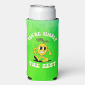 Je bent gewoon de Zest Funny Lemon Pun Seltzer Blikjeskoeler (Seltzer Voorkant)