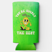 Je bent gewoon de Zest Funny Lemon Pun Seltzer Blikjeskoeler (Achterkant)