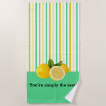 Je bent gewoon de Zest! Strandlaken