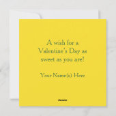Je bent gewoon de Zest Valentijn Pun Custom Feestdagenkaart (Achterkant)