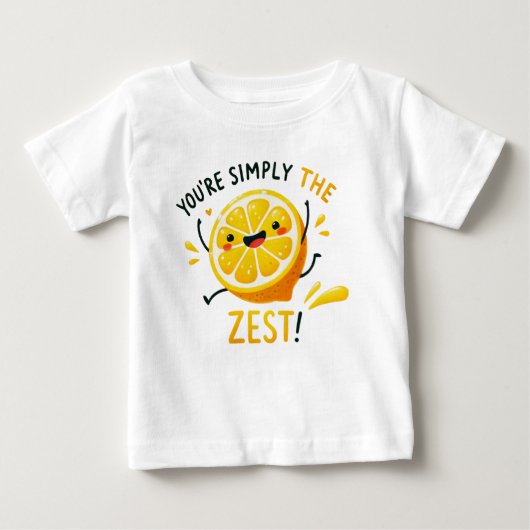 Je bent gewoon de Zest" - Vibrant Lemon Pun (Voorkant)