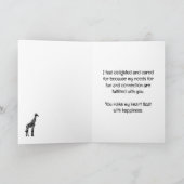 "Je bent gewoon geweldig" Kaart (Binnen)