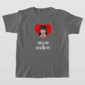 "Je bent gewoon niet mijn bloedgroep" grappige vam T-shirt (Laagn)