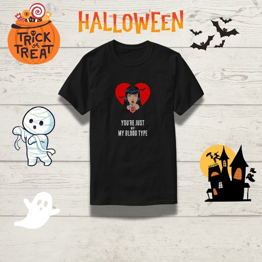 "Je bent gewoon niet mijn bloedgroep" grappige vam T-shirt