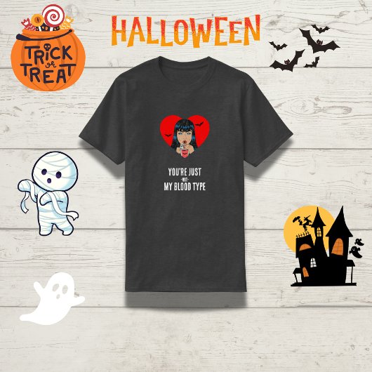 "Je bent gewoon niet mijn bloedgroep" grappige vam T-shirt