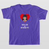 "Je bent gewoon niet mijn bloedgroep" grappige vam T-shirt (Laagn)