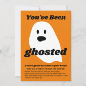 Je bent Ghost Game Buurt Halloween Kaart (Voorkant)
