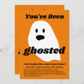 Je bent Ghost Game Buurt Halloween Kaart (Voorkant / Achterkant)