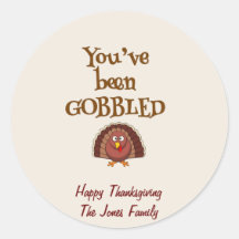 Je bent GOBBLED CadeauLabels geweest