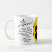 JE BENT GODS GELIEFDE PETUNIA GELIEFDE MOK (Links)