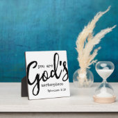 Je bent Gods meesterwerk Ephesians 2:10-teken Fotoplaat (Insitu)