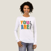 Je Bent Goed Genoeg Inspirerend Tri-Blend Shirt (Voorkant)