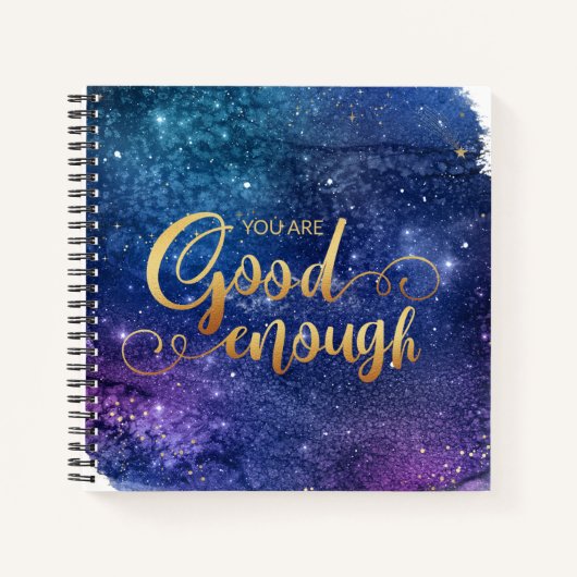 Je bent goed genoeg zakboek notitieboek (Voorkant)