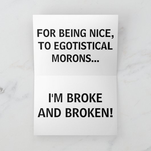 JE BENT GOED! KAART (Binnen)