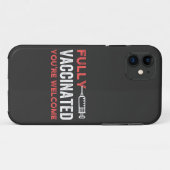 JE BENT GOED VACCINEERD Case-Mate iPhone CASE (Achterkant (horizontaal))