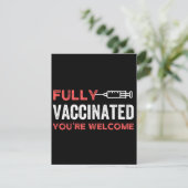 JE BENT GOED VACCINEERD SAVE THE DATE (Staand voorkant)