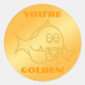 Je bent Golden! Sticker (Voorkant)