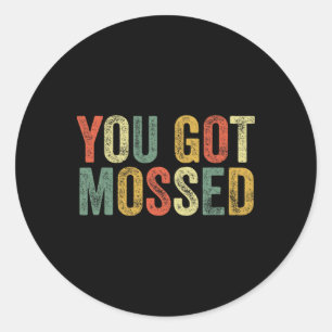 Je Bent Grappig Begroeid Meme Fun Voetbal Fan Slan Ronde Sticker