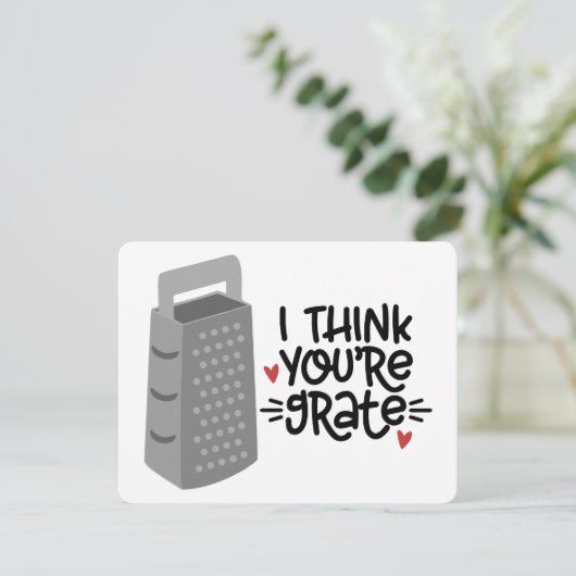 JE BENT GRATE FEESTDAGENKAART (Staand voorkant)