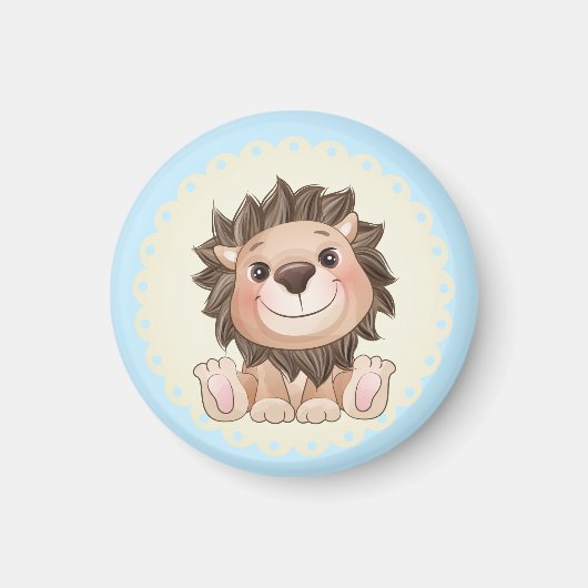 Je bent Grreat Cute Lion Baby Boy Magneet (Voorkant)