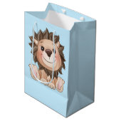 Je bent Grreat Cute Lion Baby Boy Medium Cadeauzakje (Voorkant Gekanteld)