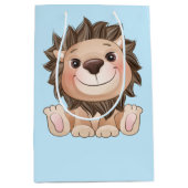 Je bent Grreat Cute Lion Baby Boy Medium Cadeauzakje (Voorkant)
