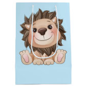 Je bent Grreat Cute Lion Baby Boy Medium Cadeauzakje (Achterkant)