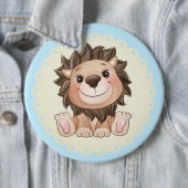 Je bent Grreat Cute Lion Baby Boy Ronde Button 6,0 Cm (In situ)
