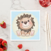 Je bent Grreat Cute Lion Baby Boy Servet (Insitu)