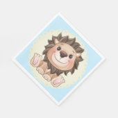 Je bent Grreat Cute Lion Baby Boy Servet (Hoek)