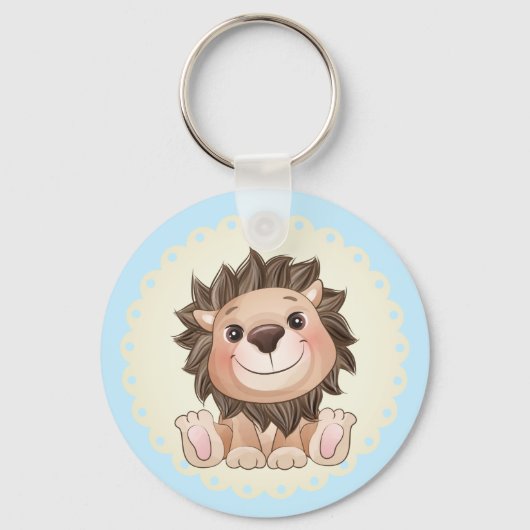 Je bent Grreat Cute Lion Baby Boy Sleutelhanger (Voorkant)