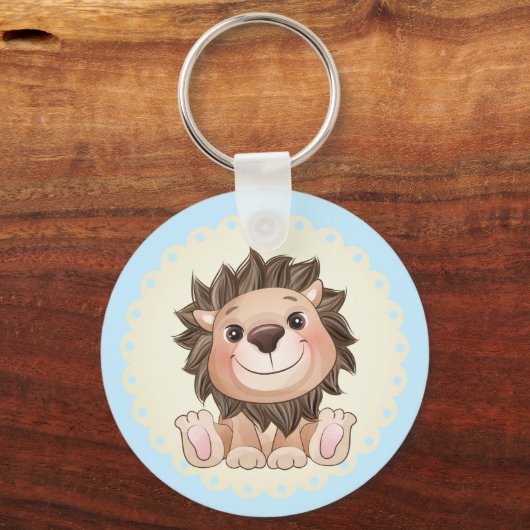 Je bent Grreat Cute Lion Baby Boy Sleutelhanger (Voorkant)