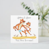 Je bent Grrreat Tiger die hem haar Gepersonaliseer (Staand voorkant)