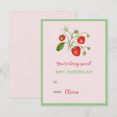 Je bent heel lief Happy Valentijnsdag Mini Notitie Notitiekaartje (Voorkant / Achterkant)