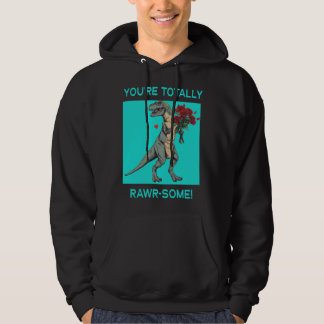 Je bent helemaal Rawr een Cute Valentijnsdag Dino Hoodie